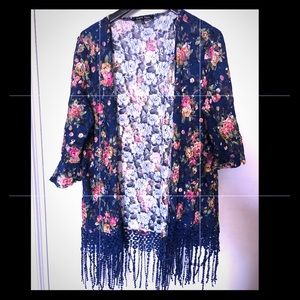 Cute flower coverup.